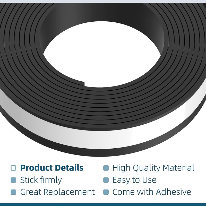 RO6G 194419-4 118" Splinter Guard Replacement Strip for Makita Track Saw for Makita Track Saw Guard Rail 118 inches Accessories, Black Upgrade Stickiness - Image 2